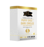 24K Gold Eye Mask packaging with gold and black.