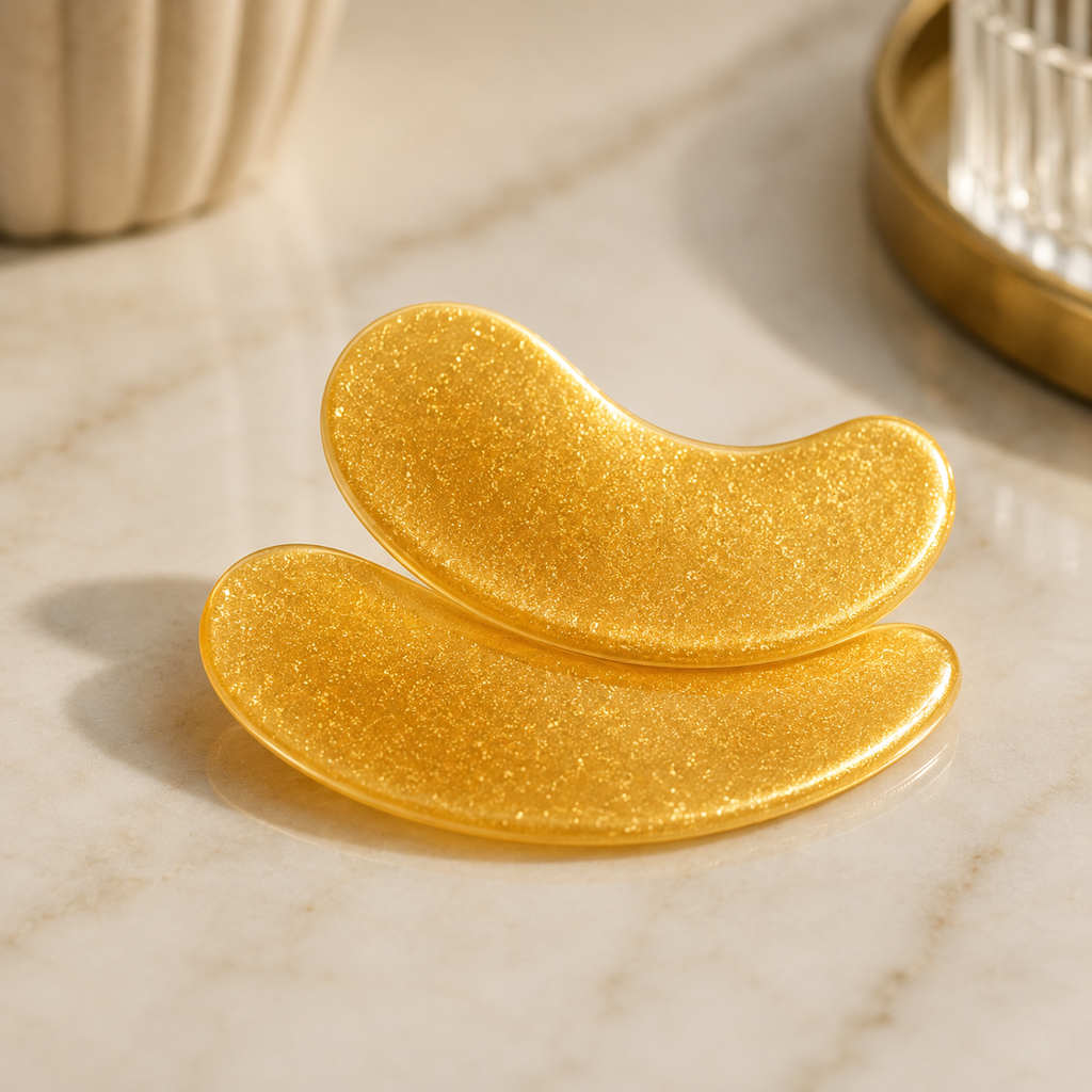 Gold eye masks sheet