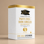 Box of 24K Gold Eye Mask for puffy eyes and dark circles.