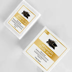 Two boxes of Advanced Gluta Soap on a light gray background