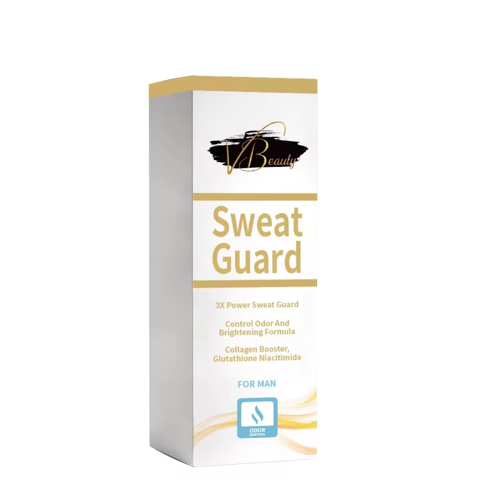 Box of Sweat Guard for men on a white background